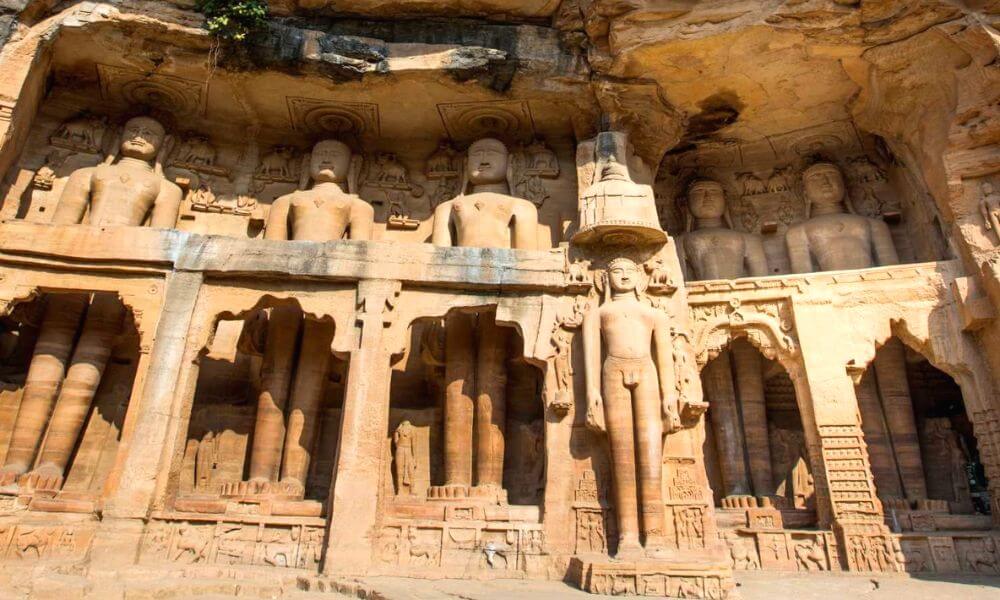 Gopachal Parvat Rock-Cut Sculptures