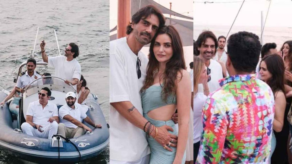 Arjun Rampal's Girlfriend Gabriella Hosts A Yacht Party For His 50th Birthday!