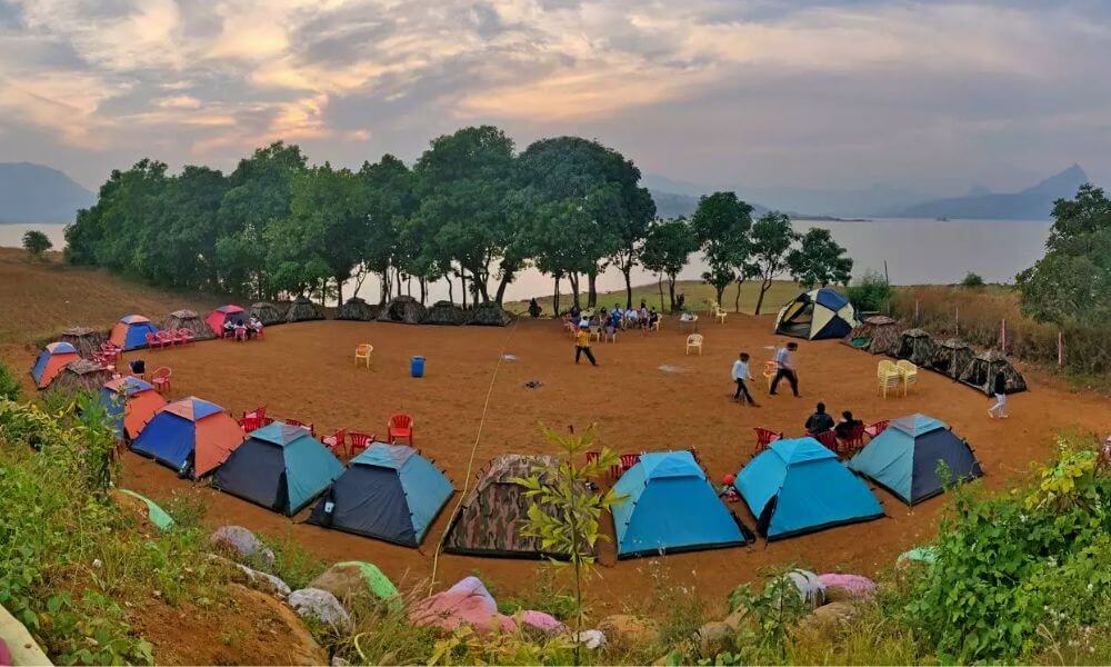 Camping With A Tent Near Pawna Lake