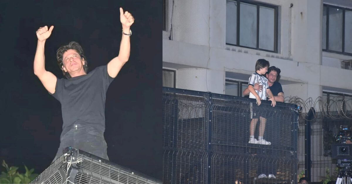 Shah Rukh Khan Turns 57, Greets Fans Outside Mumbai Home!