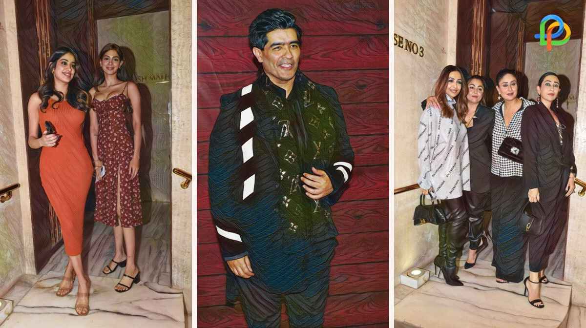 Gauri Khan, Kareena Kapoor, Janhvi Kapoor Attend Manish Malhotra's Birthday Party