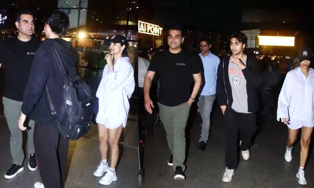 Malaika Arora, Arbaaz Khan, And Son Arhaan's Reunion At Mumbai Airport!