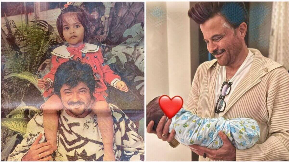 Sonam Kapoor Shares A Photo Of Her Son Vayu With Her Dad Anil Kapoor On His 66th Birthday