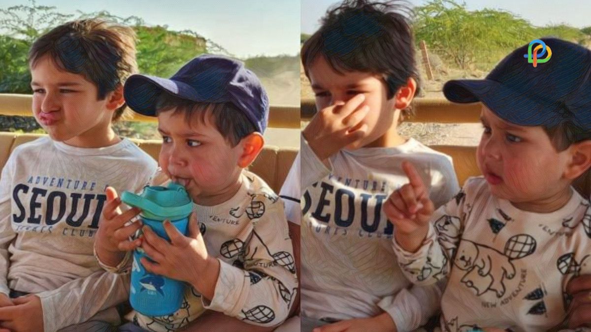 Taimur Ali Khan & Jehangir Ali Khan Look Like 'Munchkins' In New Holiday Photos