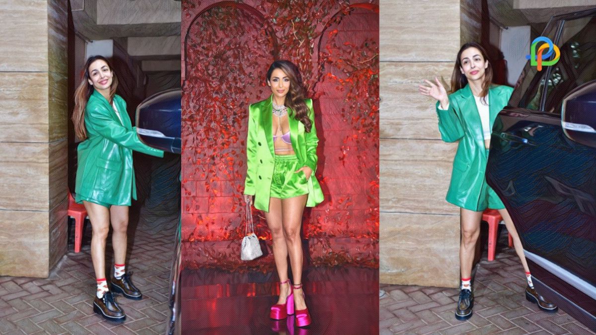 Malaika Arora Goes Out In Green And Takes Ideas From Her Own Party Outfit