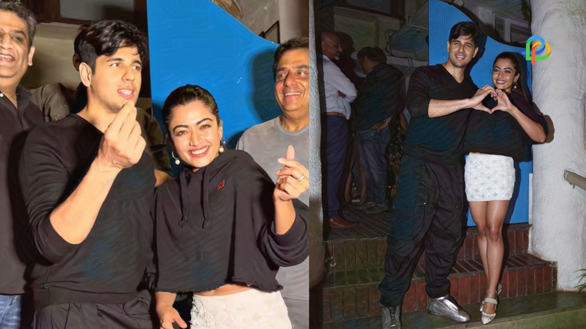 Rashmika Mandanna And Sidharth Malhotra Party Together At Mission Majnu Bash