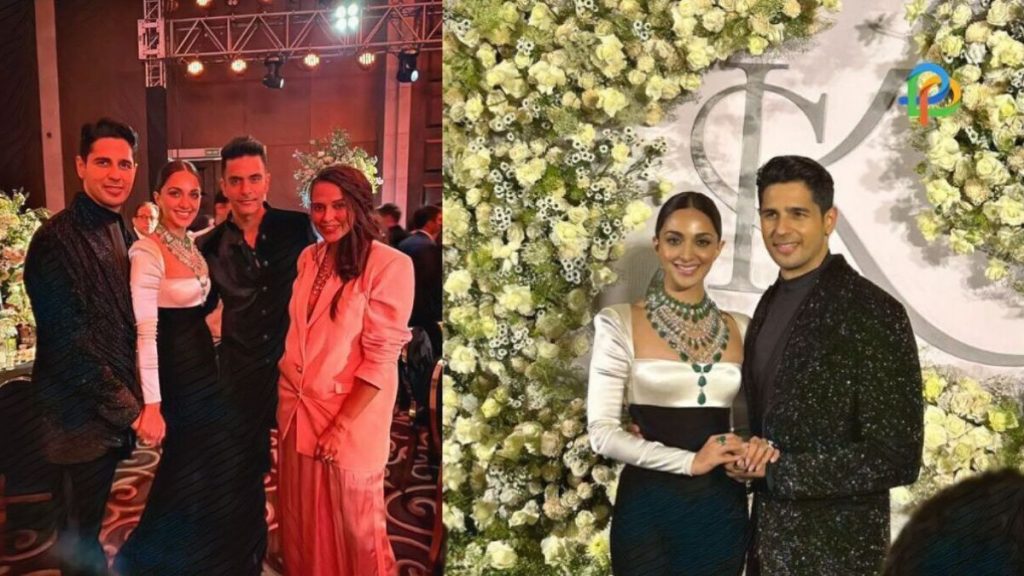 At Sidharth Malhotra And Kiara Advani's Star-studded Wedding Reception ...