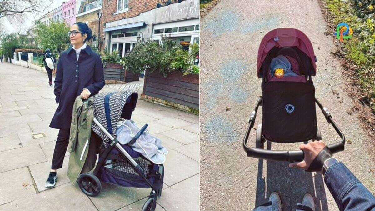 In London, Sonam Kapoor Reads To Her Son Vayu And Takes Him For A Walk