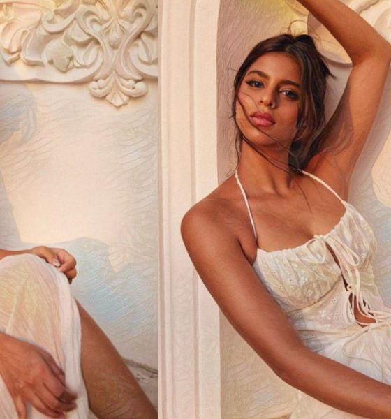 Suhana Khan Shares Beautiful Photos In A White Dress Celebrities React