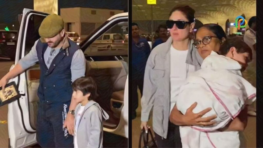 Taimur And Kareena Kapoor Dress Alike On Vacation With Saif Ali Khan ...