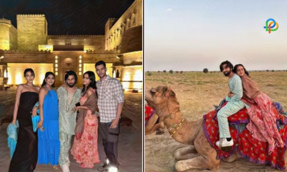 Nysa Devgn Hugs Her Friend Orhan During A Camel Ride In Rajasthan