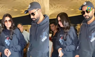 Katrina Kaif And Vicky Kaushal Spotted At Airport Impress Fans With Beautiful Looks